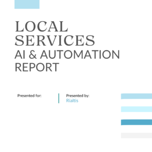 Local Services Business AI Report Cover