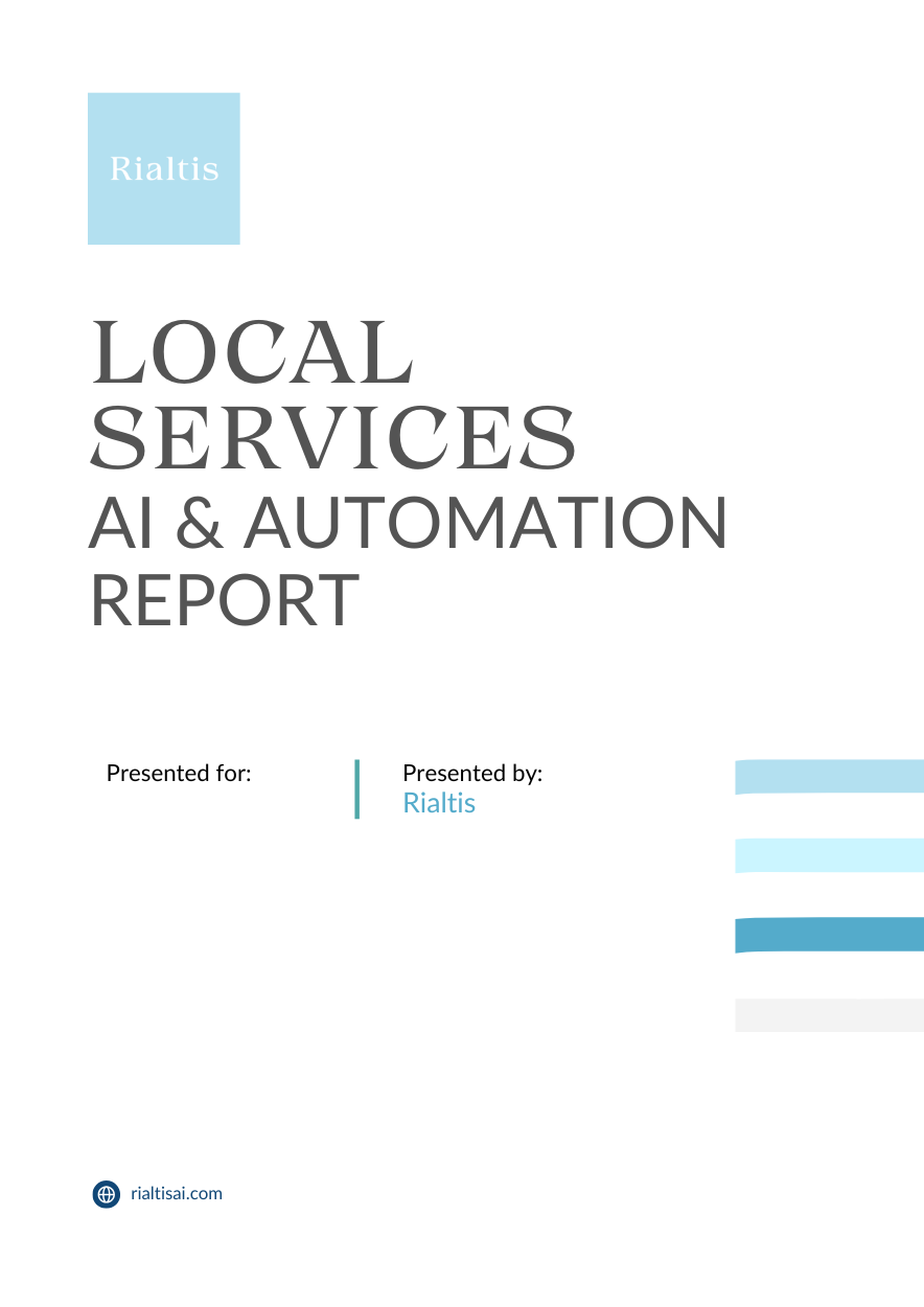 Local Services Business AI Report Cover