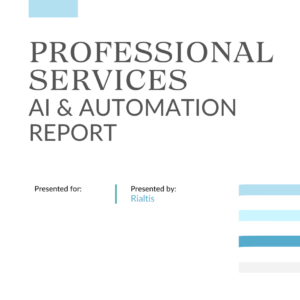 Professional Services Business AI Report Cover